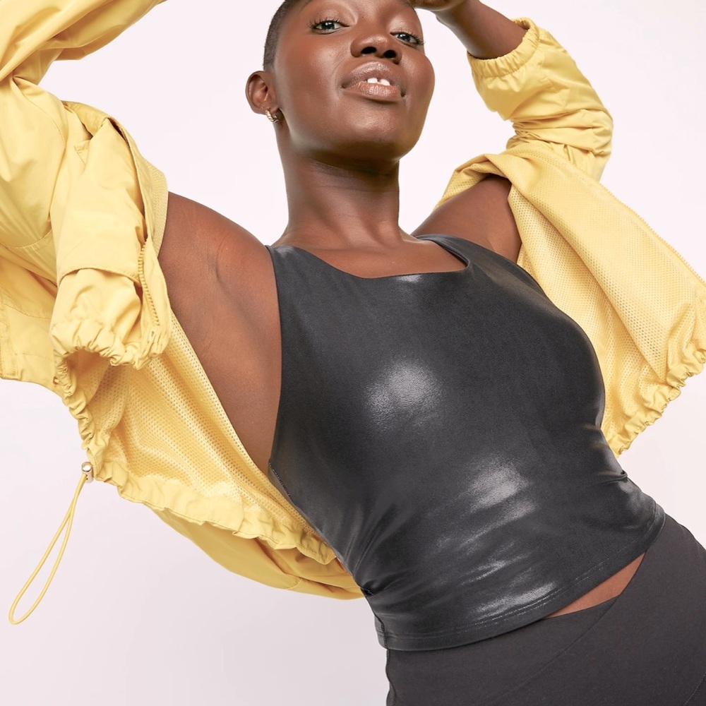 NWOT. Old Navy Light Support PowerSoft adjustable longline sports bra.